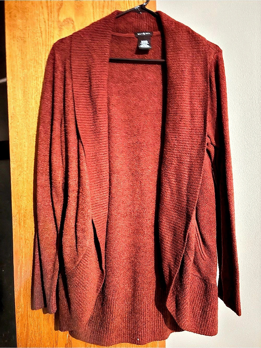 MAX&Co. Knit Cardigan in Red Size Medium